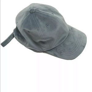 American Eagle Outfitters Blue Velvet Baseball Cap Hat